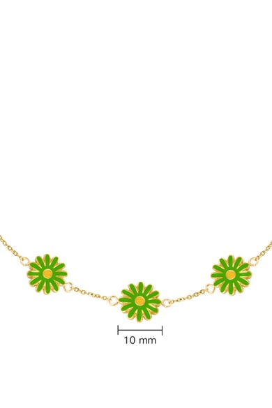 Collar Daisy Verde Acero inoxidable h5 Imagen2