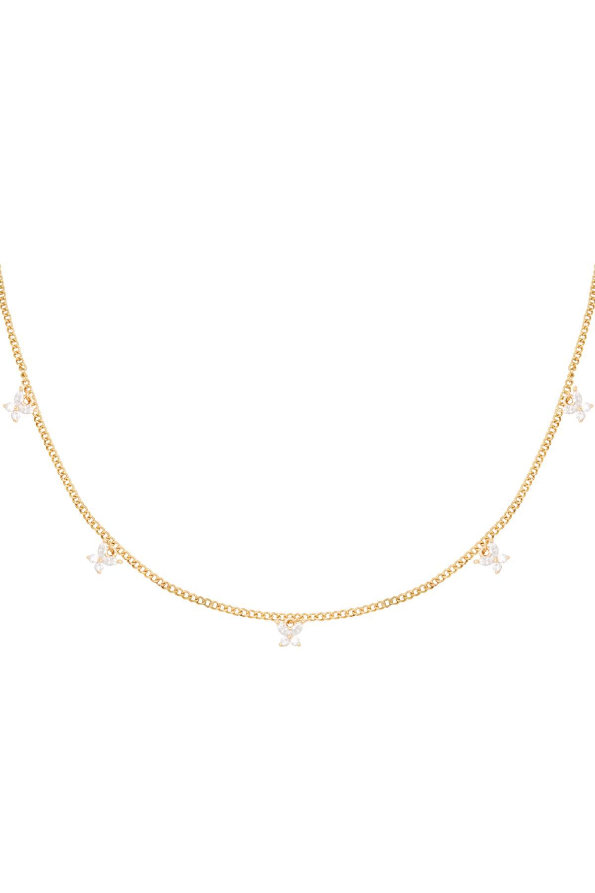 Necklace Shiny Butterfly Gold Color Copper