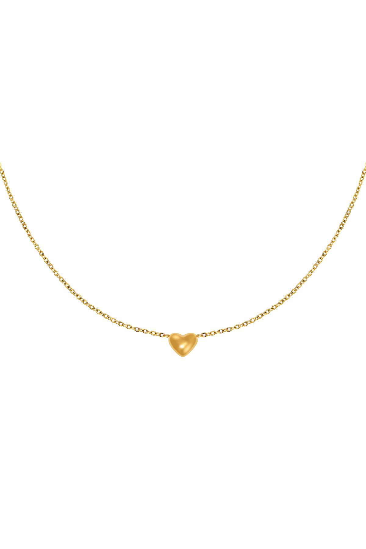 Necklace Always in my Heart Silver Color Stainless Steel 