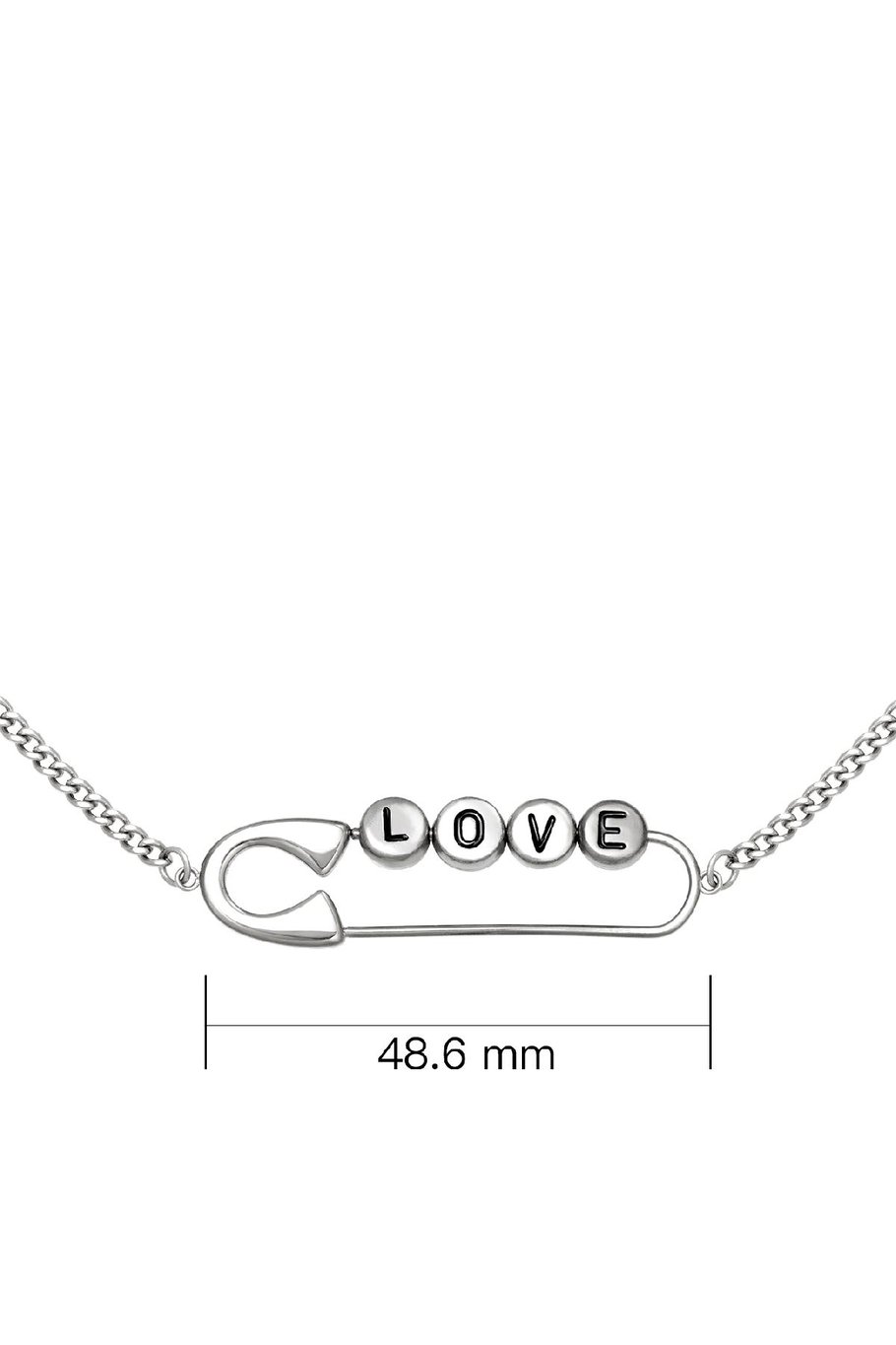 Ketting Safety First Zilver Stainless Steel Afbeelding3