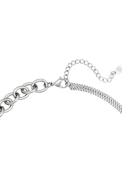 Ketting Chunky Lock Zilver Stainless Steel h5 Afbeelding5