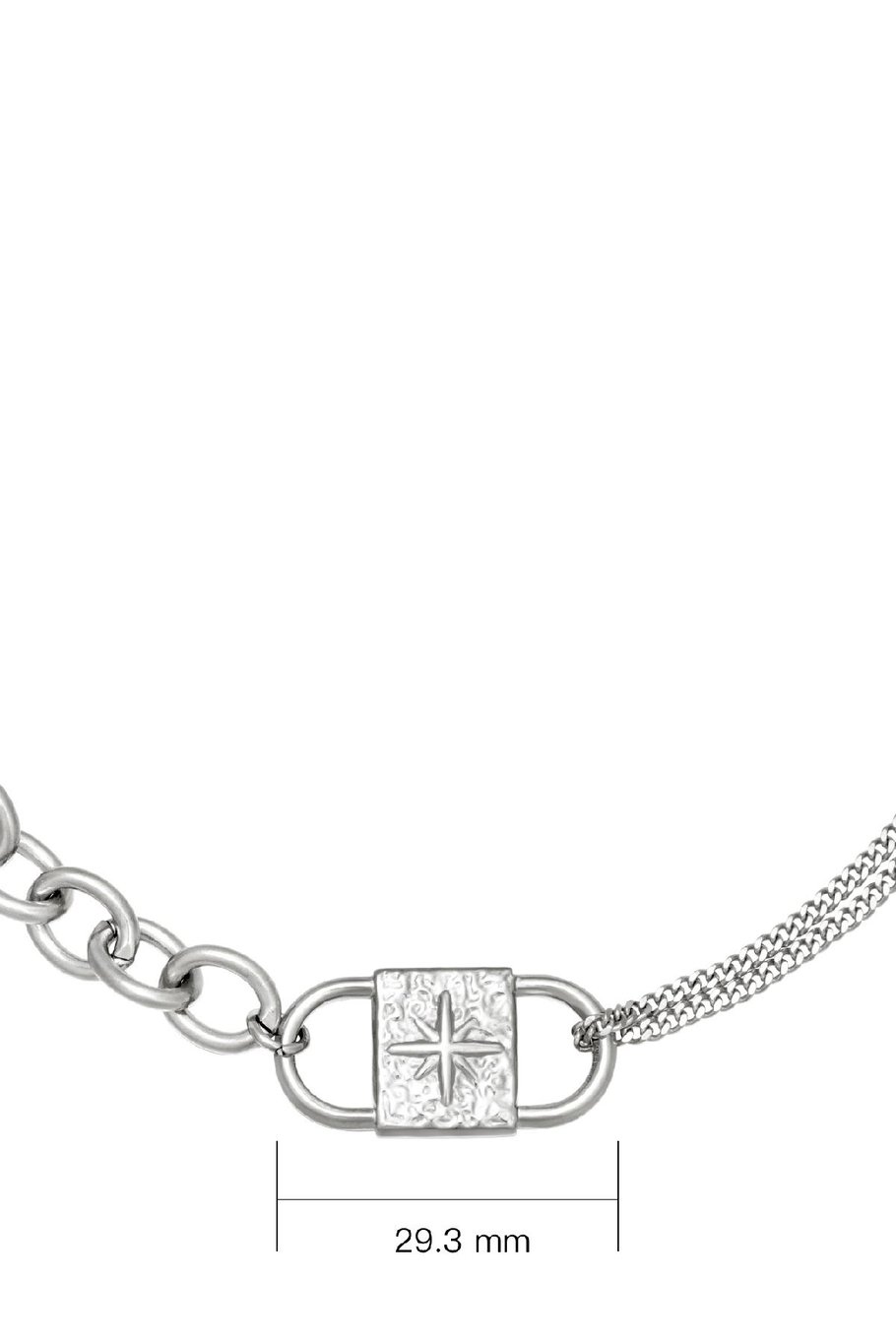 Ketting Chunky Lock Zilver Stainless Steel Afbeelding4