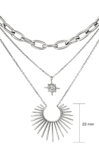 Collar Starry Night Plata Acero inoxidable h5 Imagen2