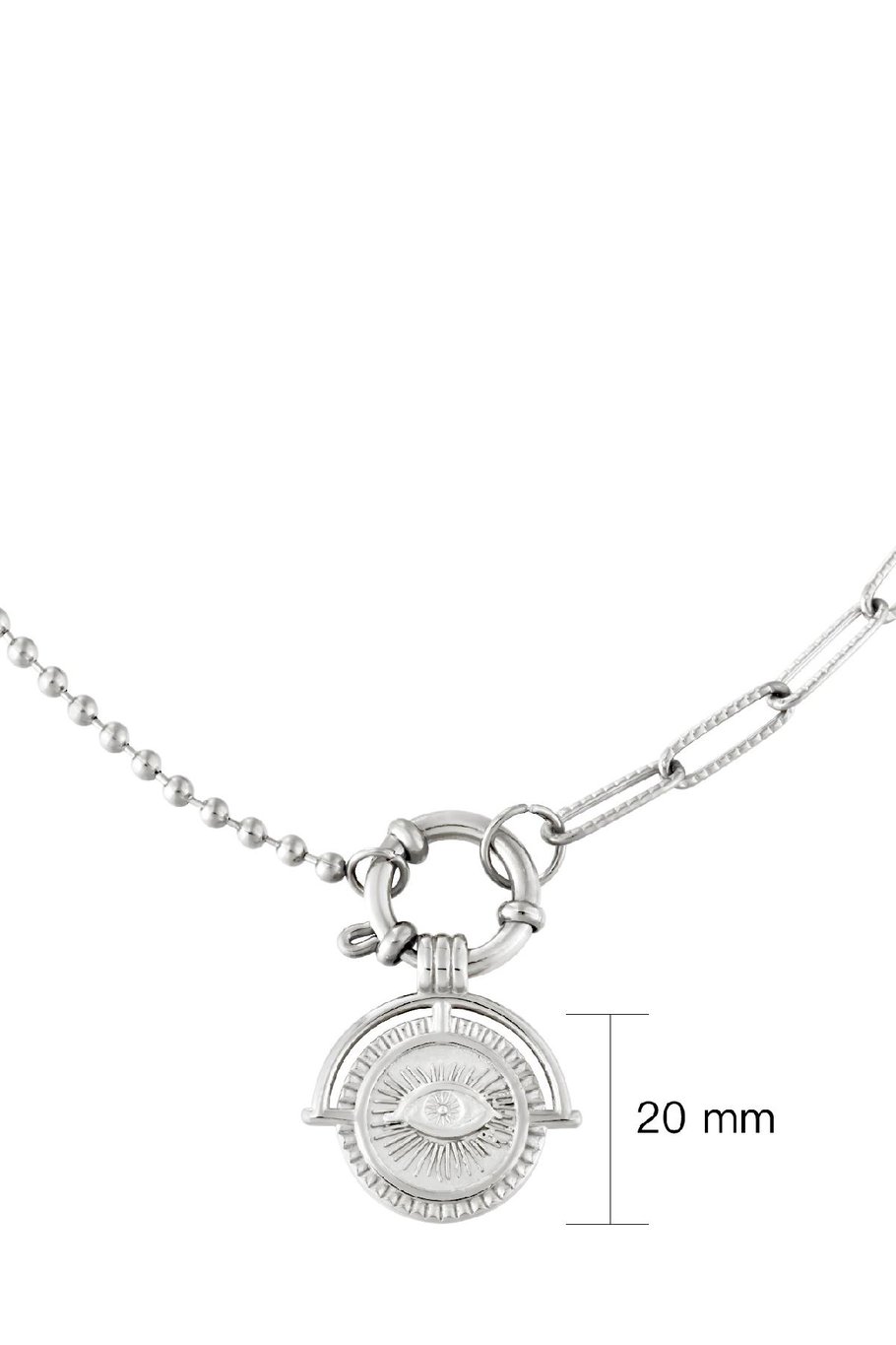 Collar Nadia Plata Acero inoxidable Imagen4