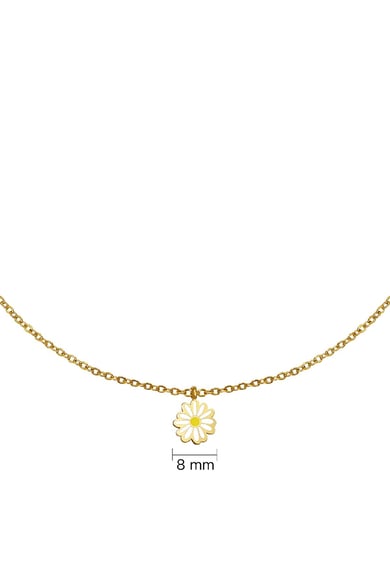 Collier Petals Blanc Acier inoxydable h5 Image3