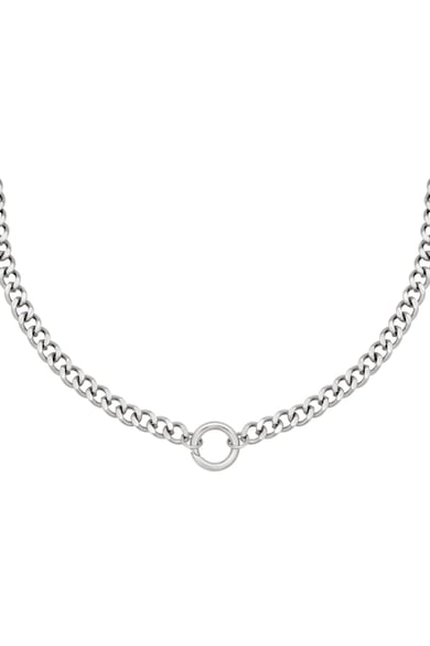 Necklace Genua Silver Color Stainless Steel h5 