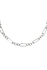 Silver color / Necklace Funky Chain Silver Color Stainless Steel 