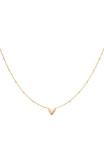 Gold color / Stainless steel V necklace Gold color 