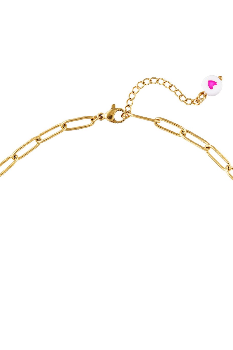 Edelstalen ketting Love Goud kleur Stainless Steel Afbeelding5