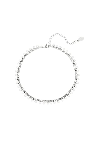 stainless steel anklet hearts  h5 