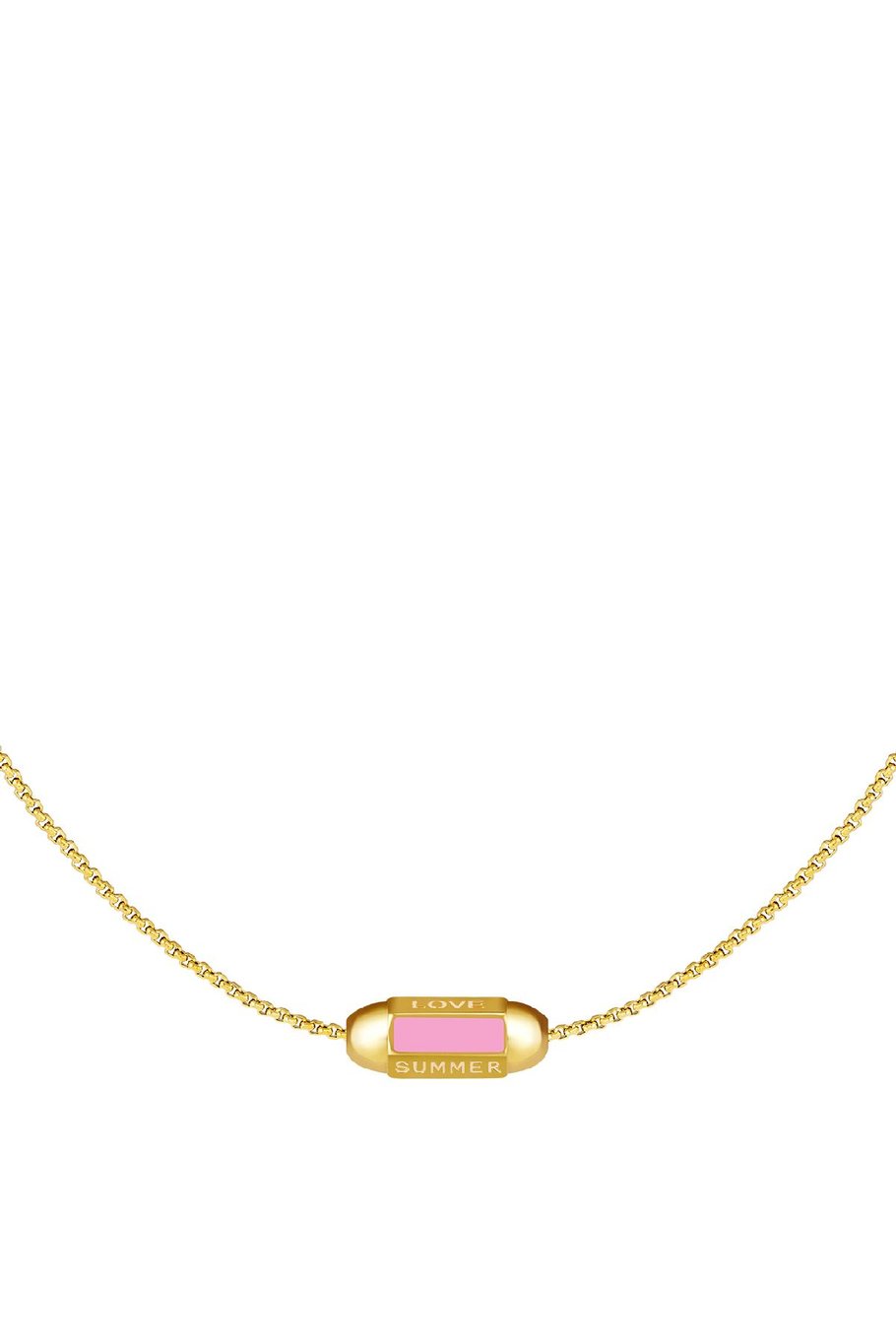 Ketting Summer Love Veelkleurig Multi Stainless Steel Afbeelding2