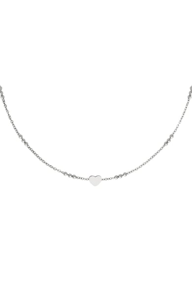 stainless steel necklace heart  h5 