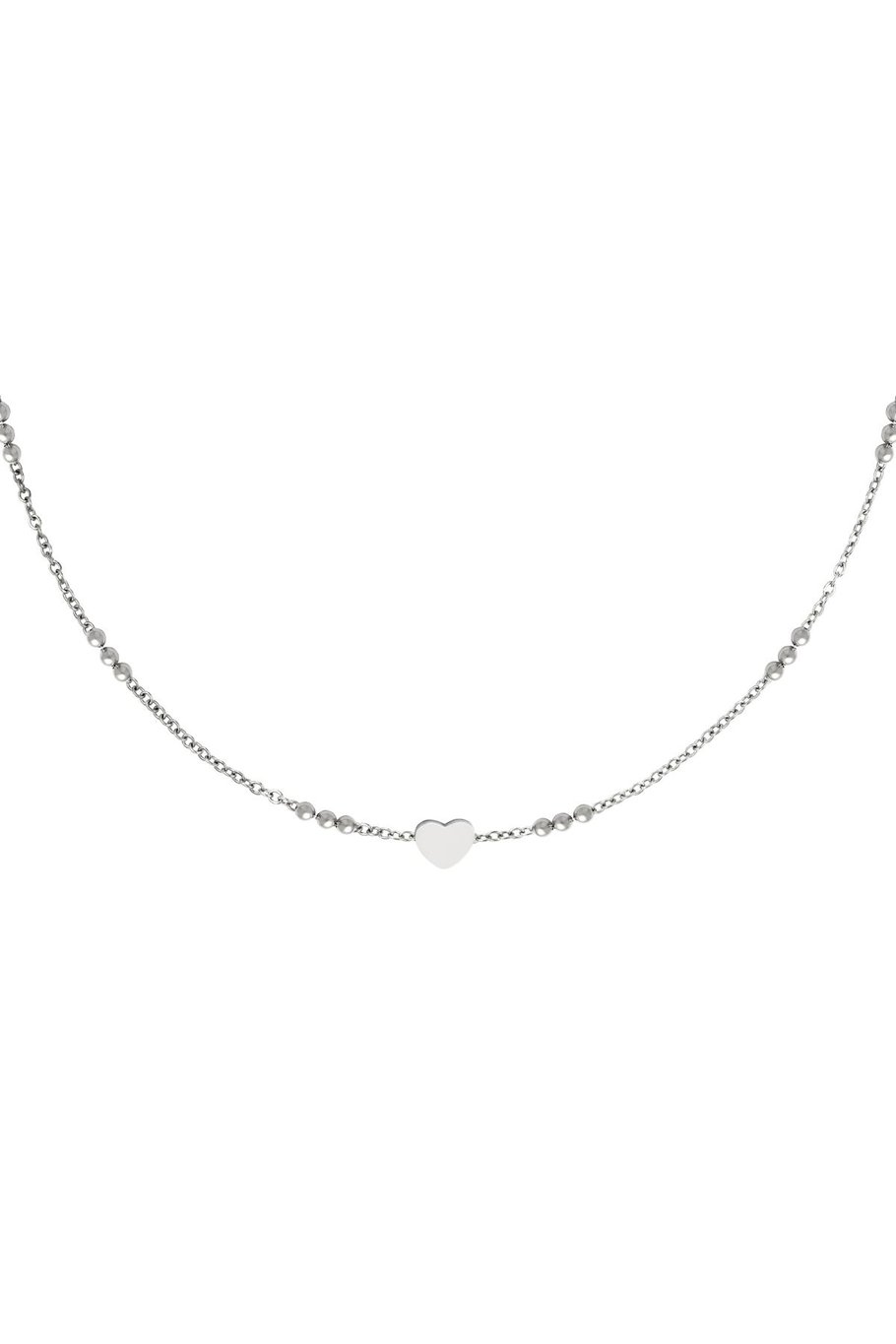 stainless steel necklace heart  