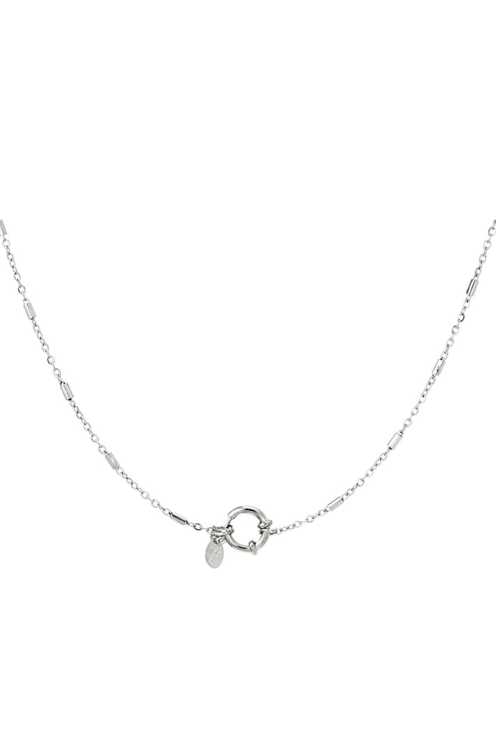 Stainless steel necklace Silver color 