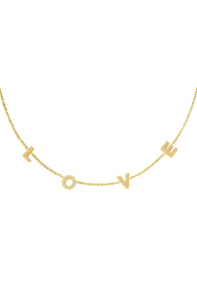 stainless steel necklace letters love  h5 