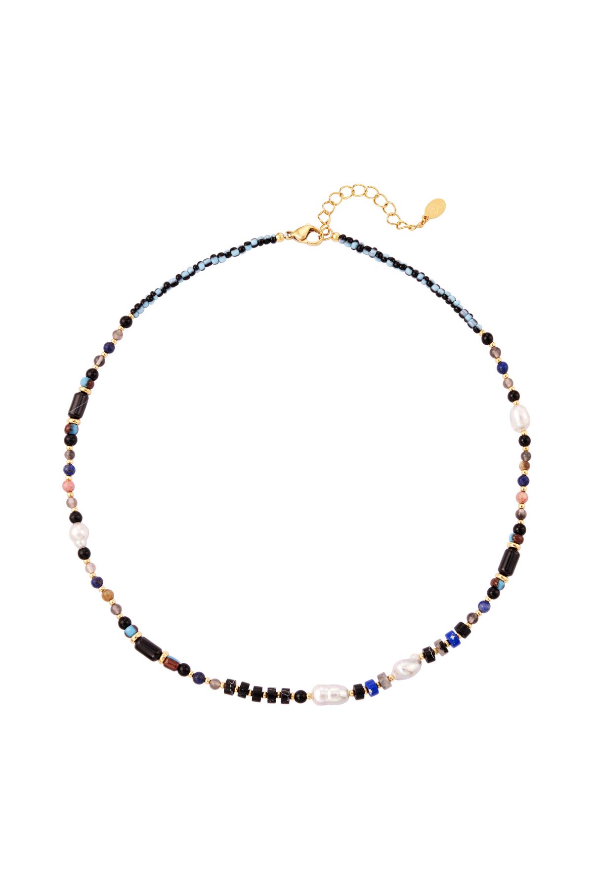 Necklace beads party Green Stainless Steel