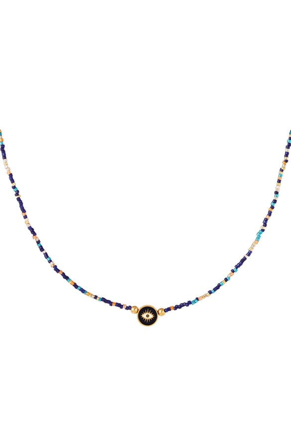 Necklace spiritual eye Blue Glass