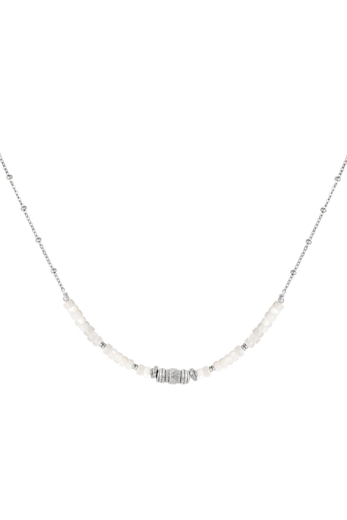 stainless steel necklace with sea shell  