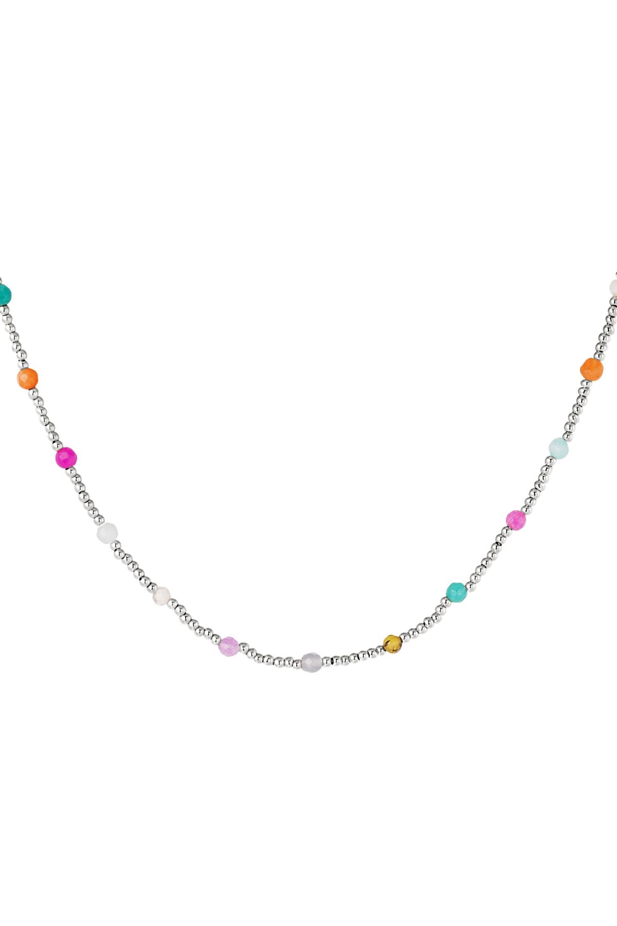 Beaded necklace Gold Color Stainless Steel