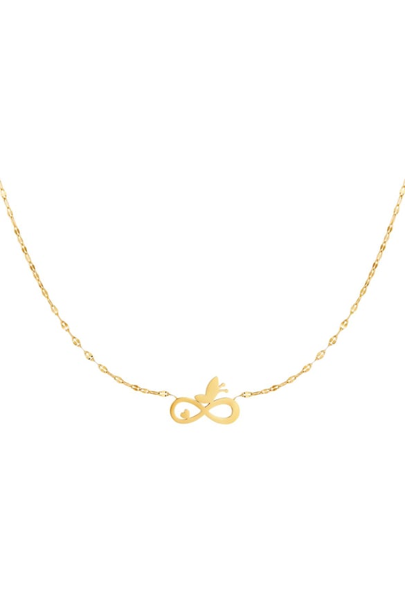 collana infinito Gold Stainless Steel 2