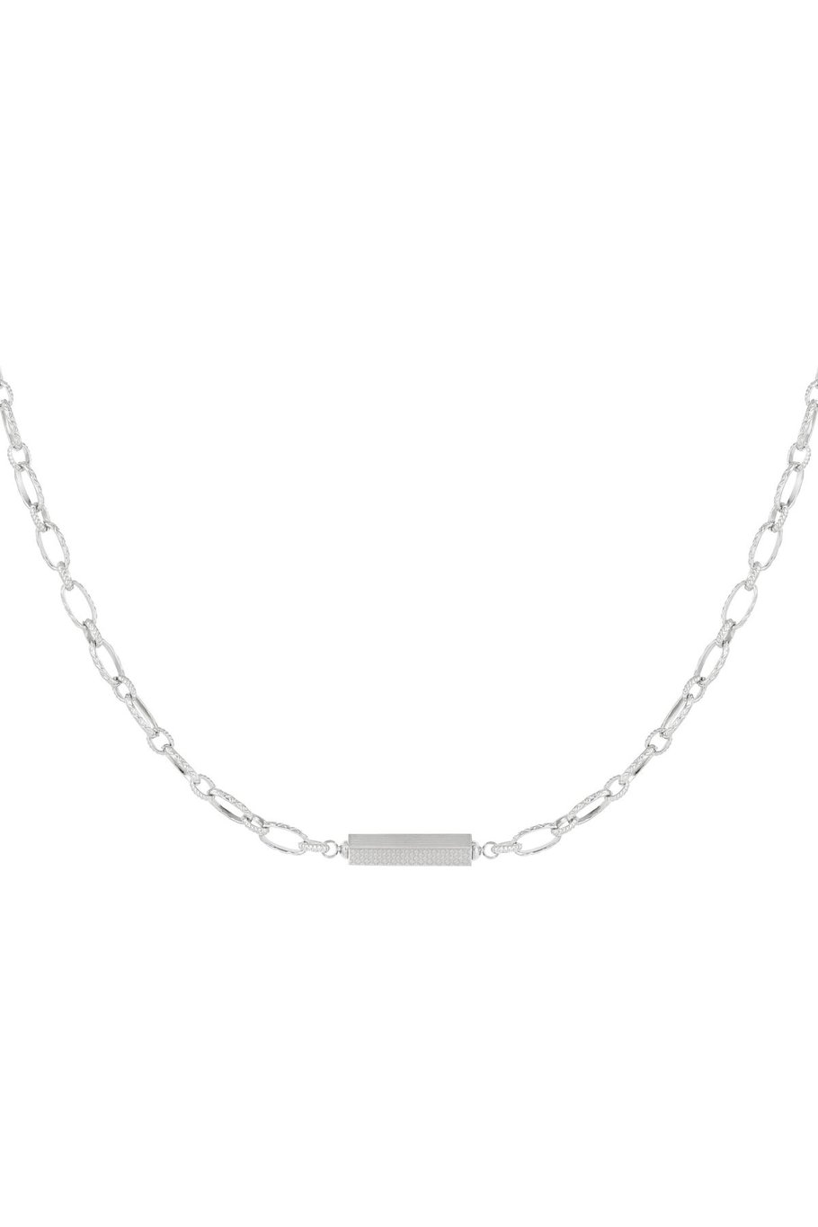 Gliederkette mit Charme Goldfarbe Edelstahl 