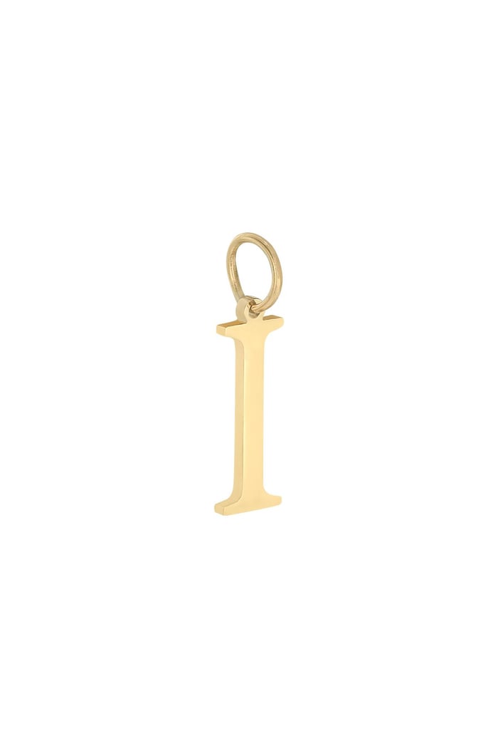 Charm I Gold Color Stainless Steel 