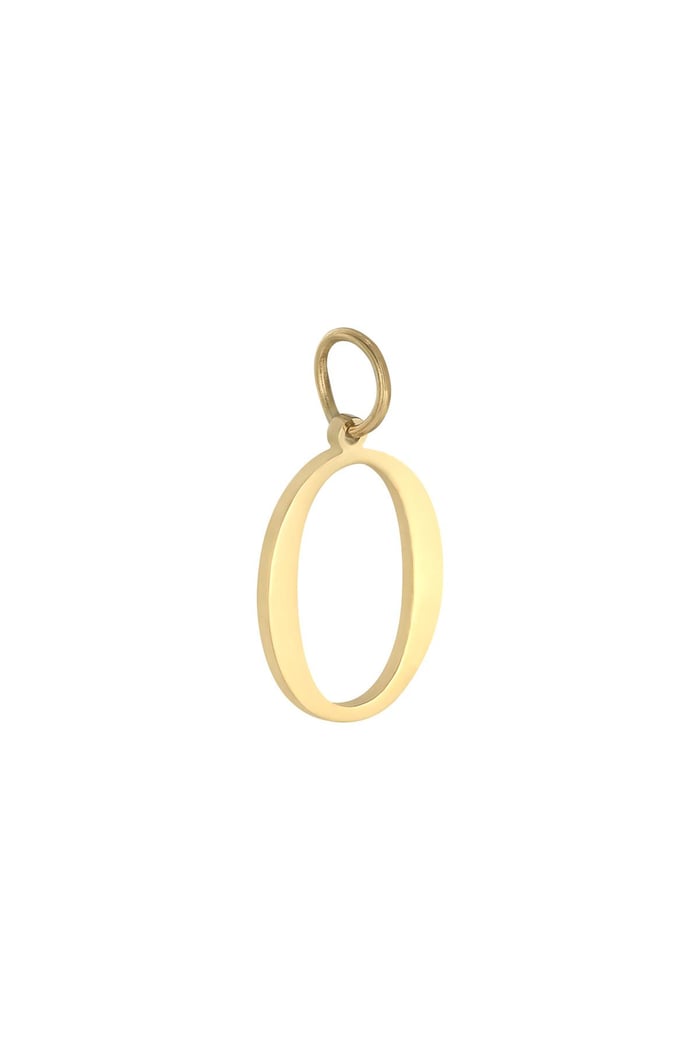 Charm O Gold Color Stainless Steel 