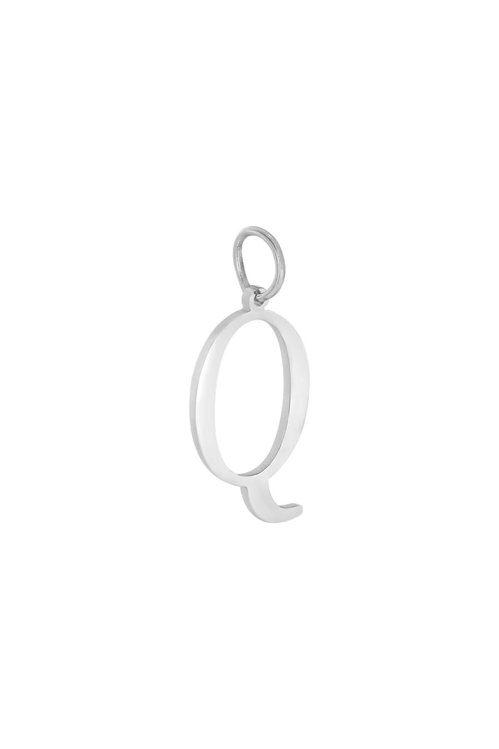 Charm Q Silver Color Stainless Steel 