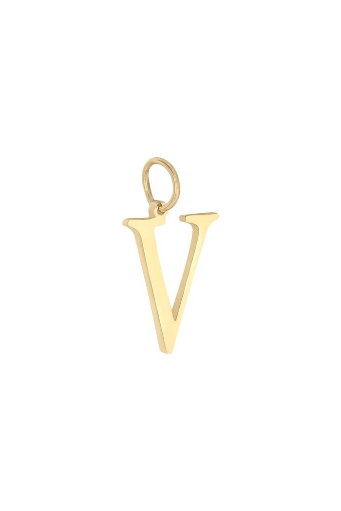 Charm V Gold Stainless Steel 