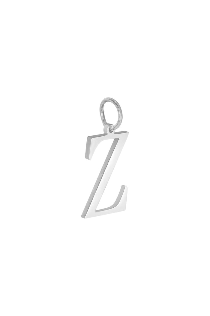 Charm Z Plata Acero inoxidable 