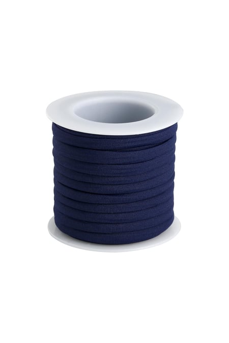 Elastic band DIY Basic - 6MM Blue Polyester