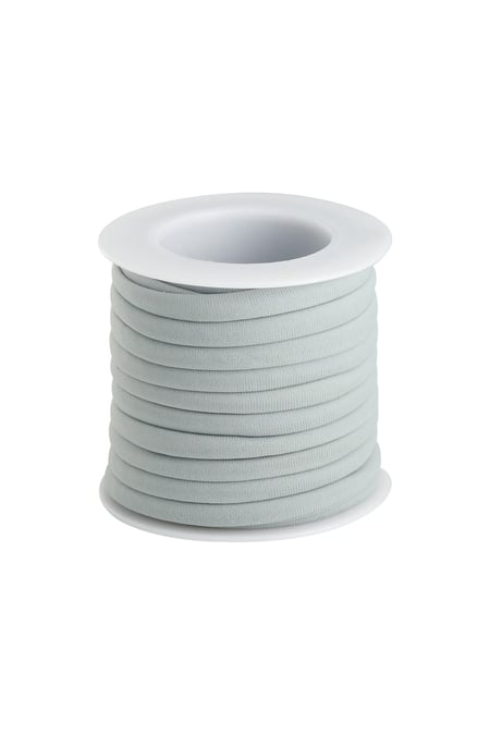 Elastic band DIY Basic - 6MM Grey Polyester 2