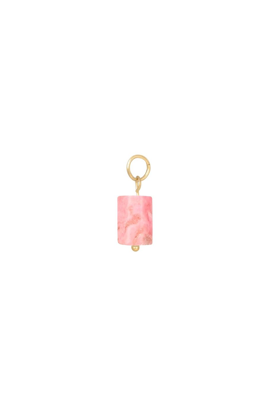 DIY Charm Tube Stone Rot Edelstahl