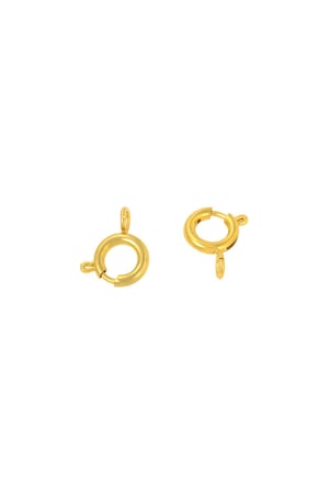 DIY Jewelry Clasp 10MM Gold Color Stainless Steel h5 