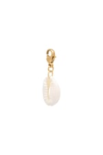 Gold color / DIY Clasp Charm Shell Gold Color Stainless Steel Picture2