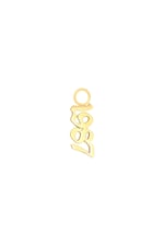 Gold color / DIY Charm Year Of Birth Gold Color - 1987 Stainless Steel Picture3