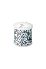 Blue / DIY Elastic Band Leopard - 6MM Blue Nylon 