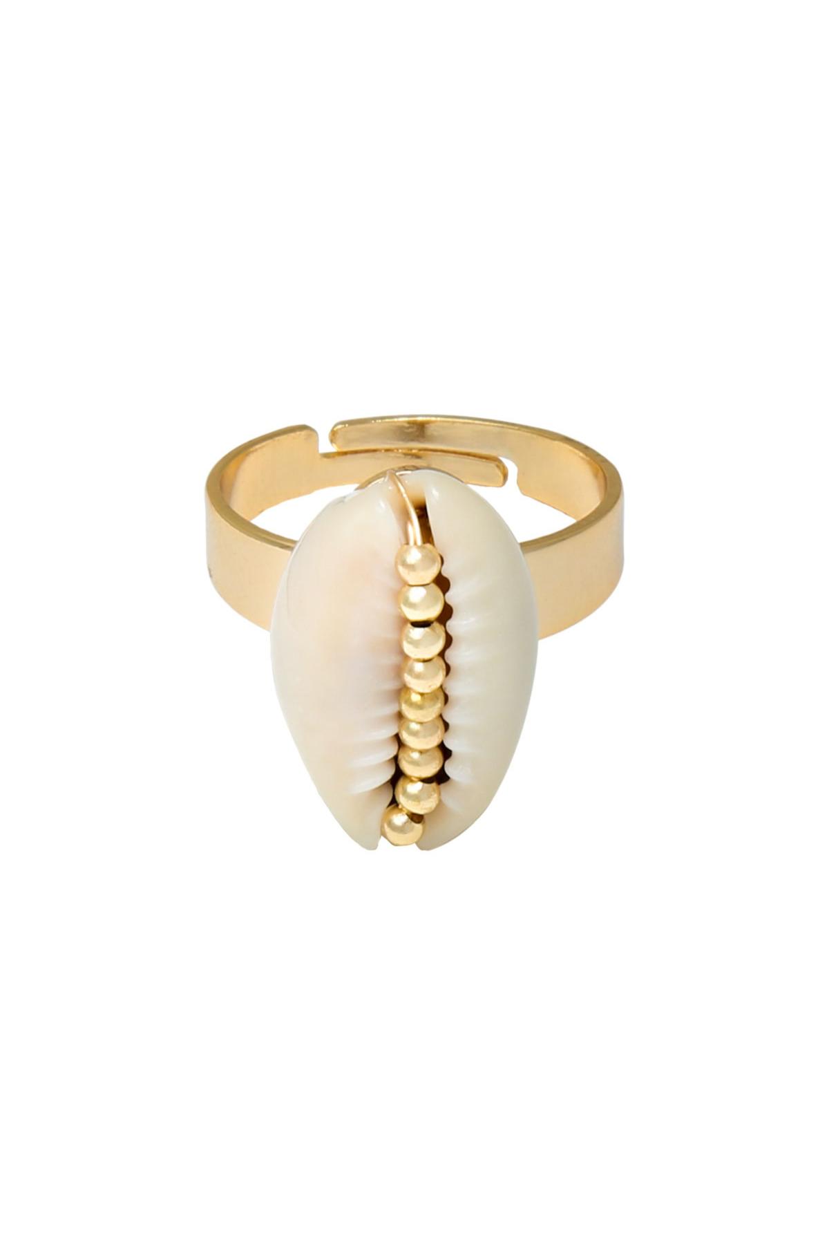 Ring Shell Obsession Gold Color Copper