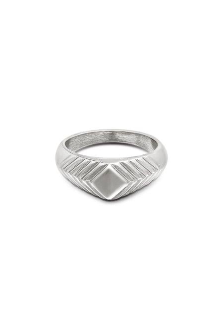 Ring Lydia Silver Color Stainless Steel 16 2