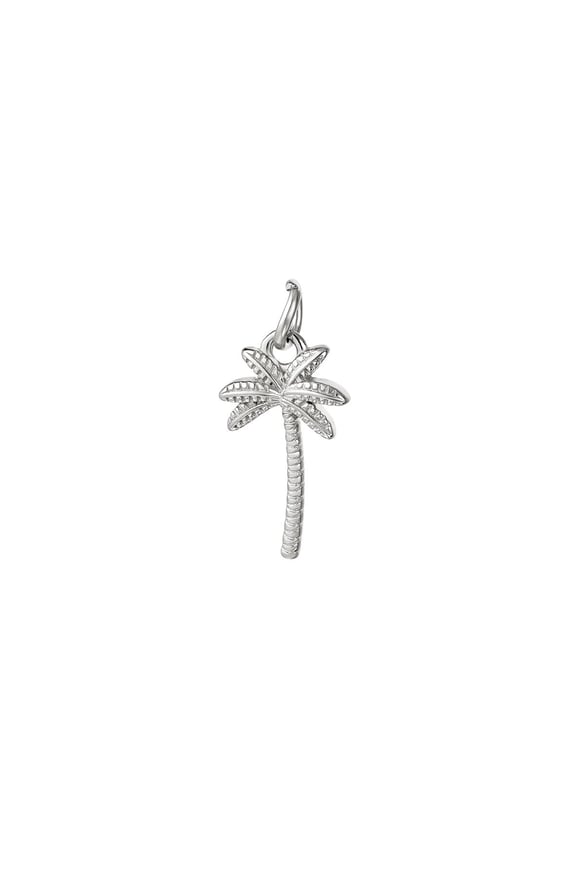 Palmiye Kolye Gümüş Silver Color Stainless Steel 2