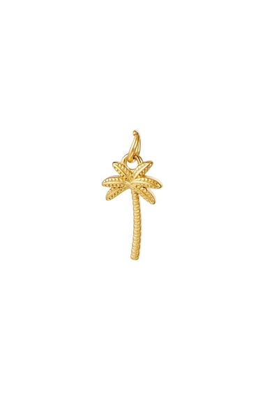 Palm Pendant Silver Color Stainless Steel h5 
