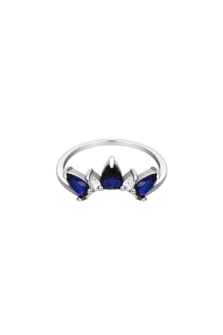 Ring crown Silver Color Stainless Steel 16 2