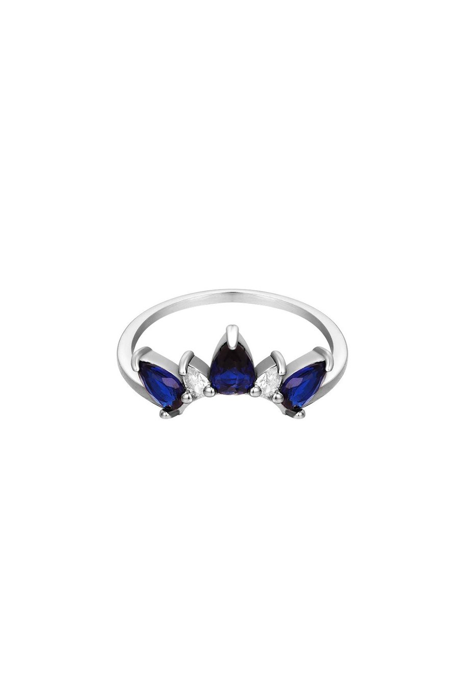 Ringkrone Silber Edelstahl 16