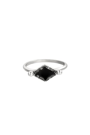 Stainless steel ring Silver Color 16 h5 