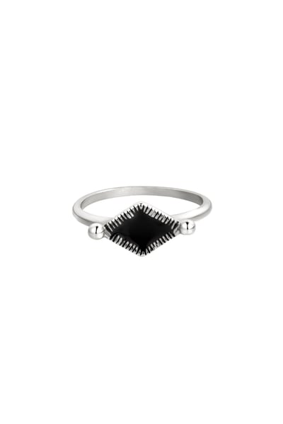 Stainless steel ring Silver Color 16