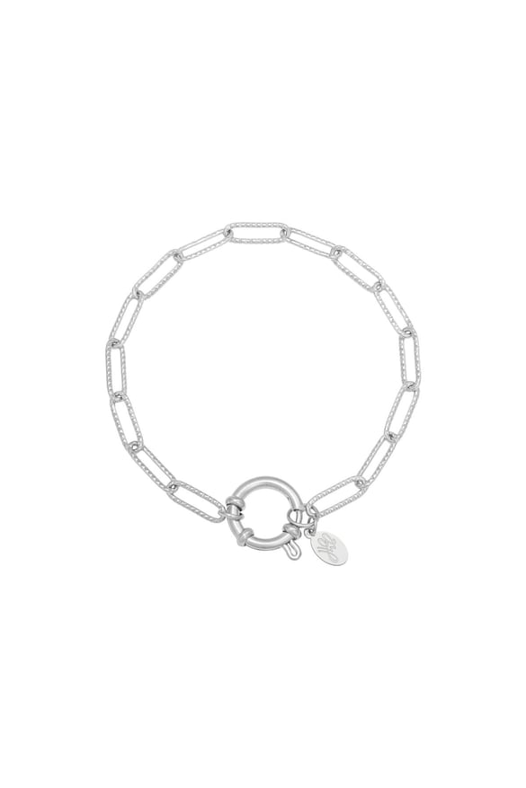 Pulsera Chain Beau Plata Acero inoxidable 2