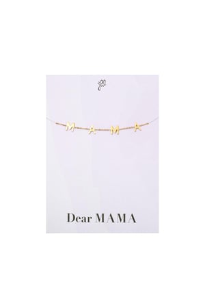 Armband Dear Mama Goldfarbe Edelstahl h5 