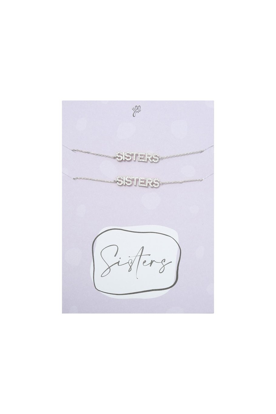 Bracelet Sisters Set Silver Color Copper