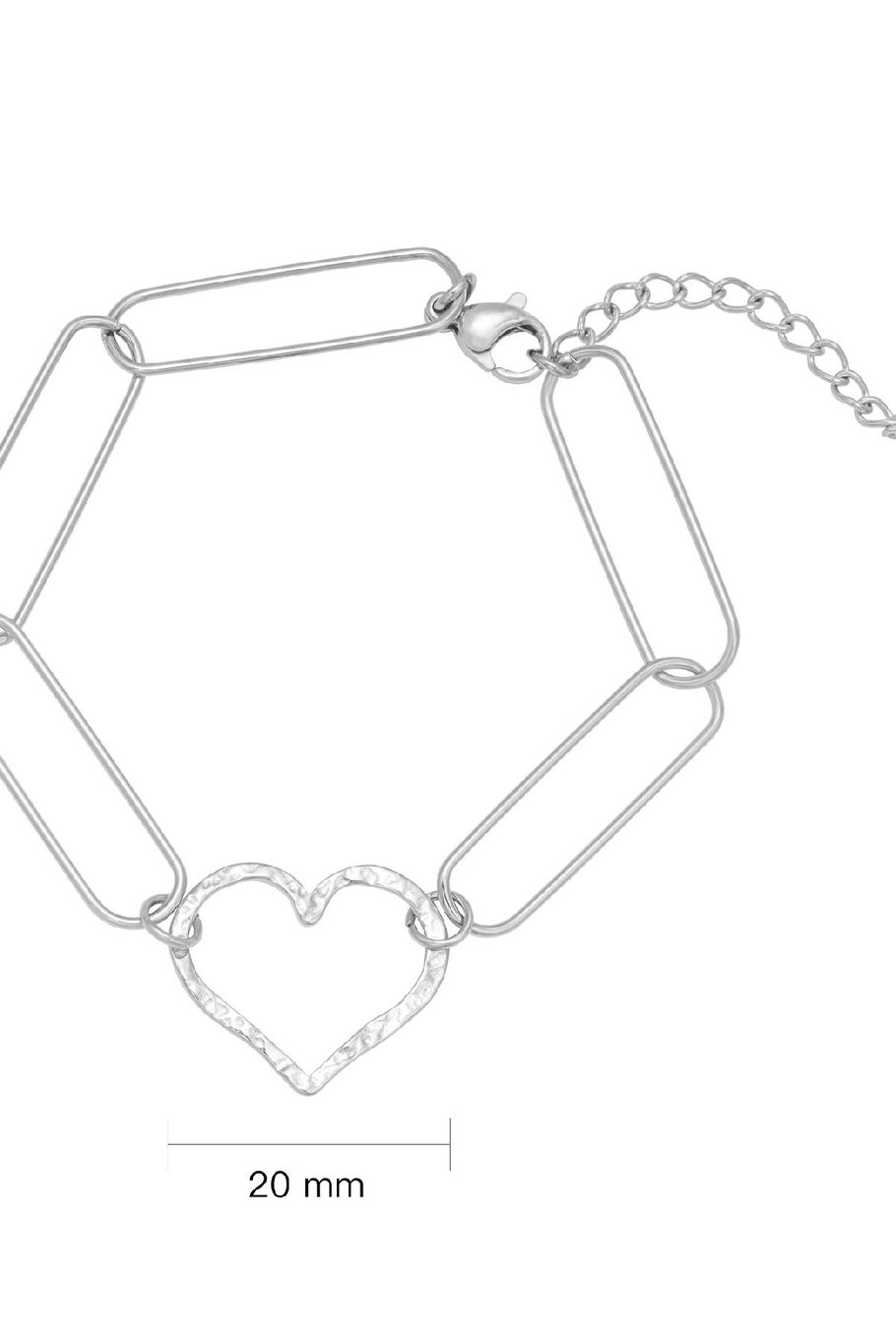 Armband Sweetheart Zilver Stainless Steel Afbeelding2