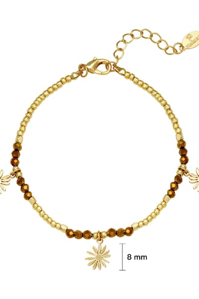 Armband Daisies For You Goldfarbe Kupfer h5 Bild2